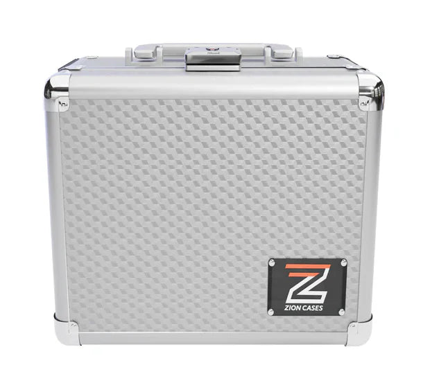 ZION CASE SLAB CASE 2 ROW CUBED SILVER
