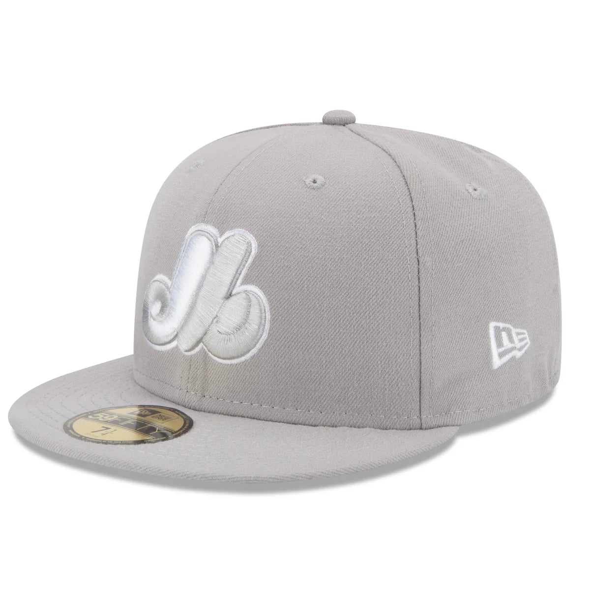 NEW ERA CAP MLB 59 FIFTY 7 MONTRÉAL EXPOS GRIS CREST GRIS-BLANC
