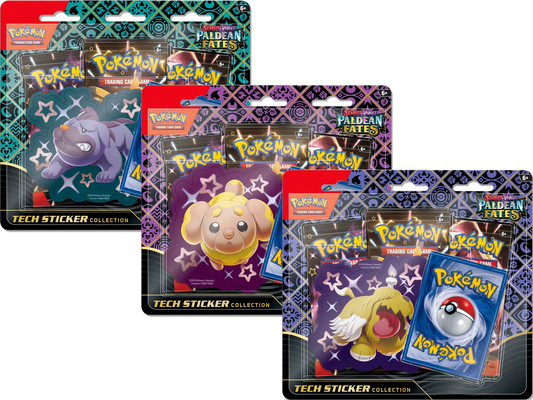 POKEMON SCARLET & VIOLET PALDEAN FATES TECH STICKER COLLECTION