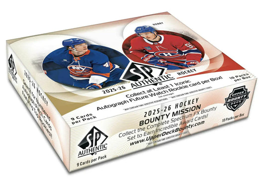 2025-26 UPPER DECK SP AUTHENTIC HOBBY BOX