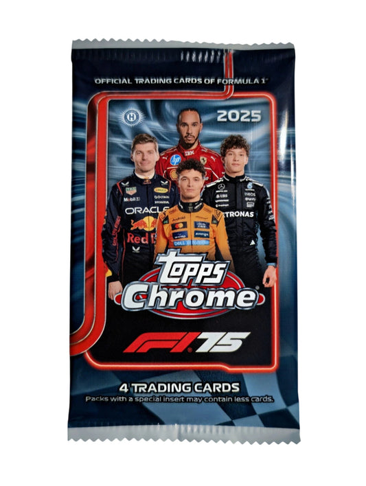 2025 TOPPS CHROME F1 75 HOBBY PACK