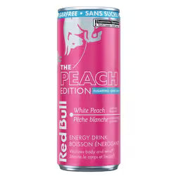 RED BULL PECHE BLANCHE  SANS SUCRE