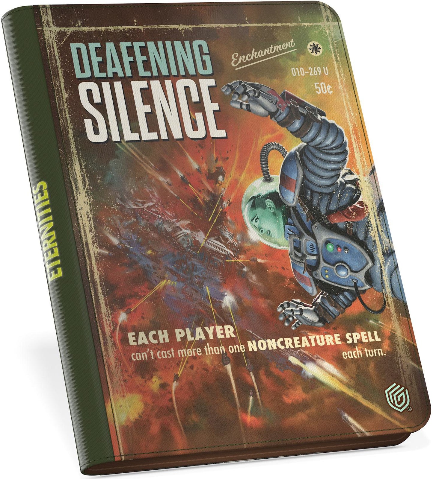 MTG EDGE OF ETERNITIES ZIPFOLIO 18-POCKET DEAFENING SILENCE