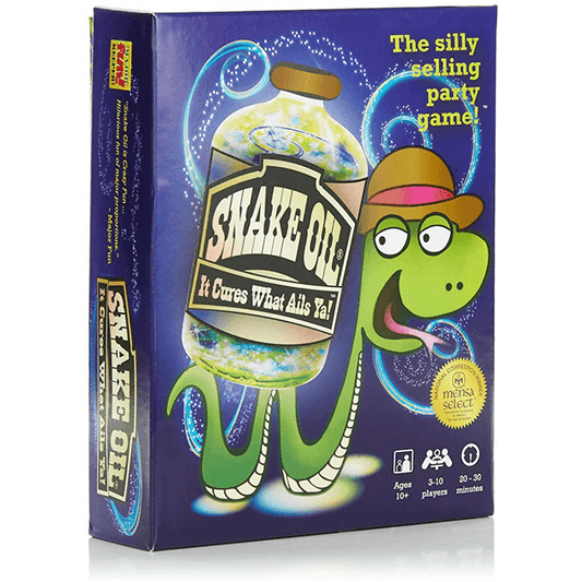 JEUX DE SOCIÉTÉ SNAKE OIL THE SILLY SELLING PARTY GAME