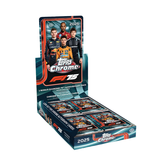 2025 TOPPS CHROME F1 75 HOBBY BOX