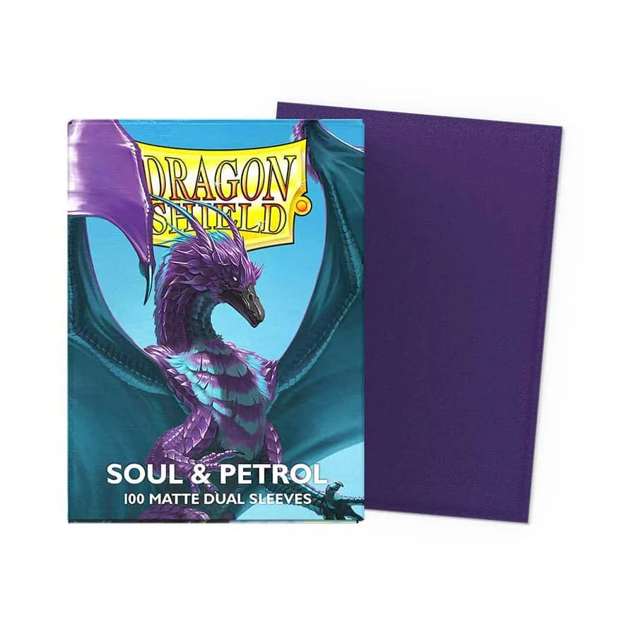 DRAGON SHIELD SLEEVES MATTE DUAL SOUL AND PETROL