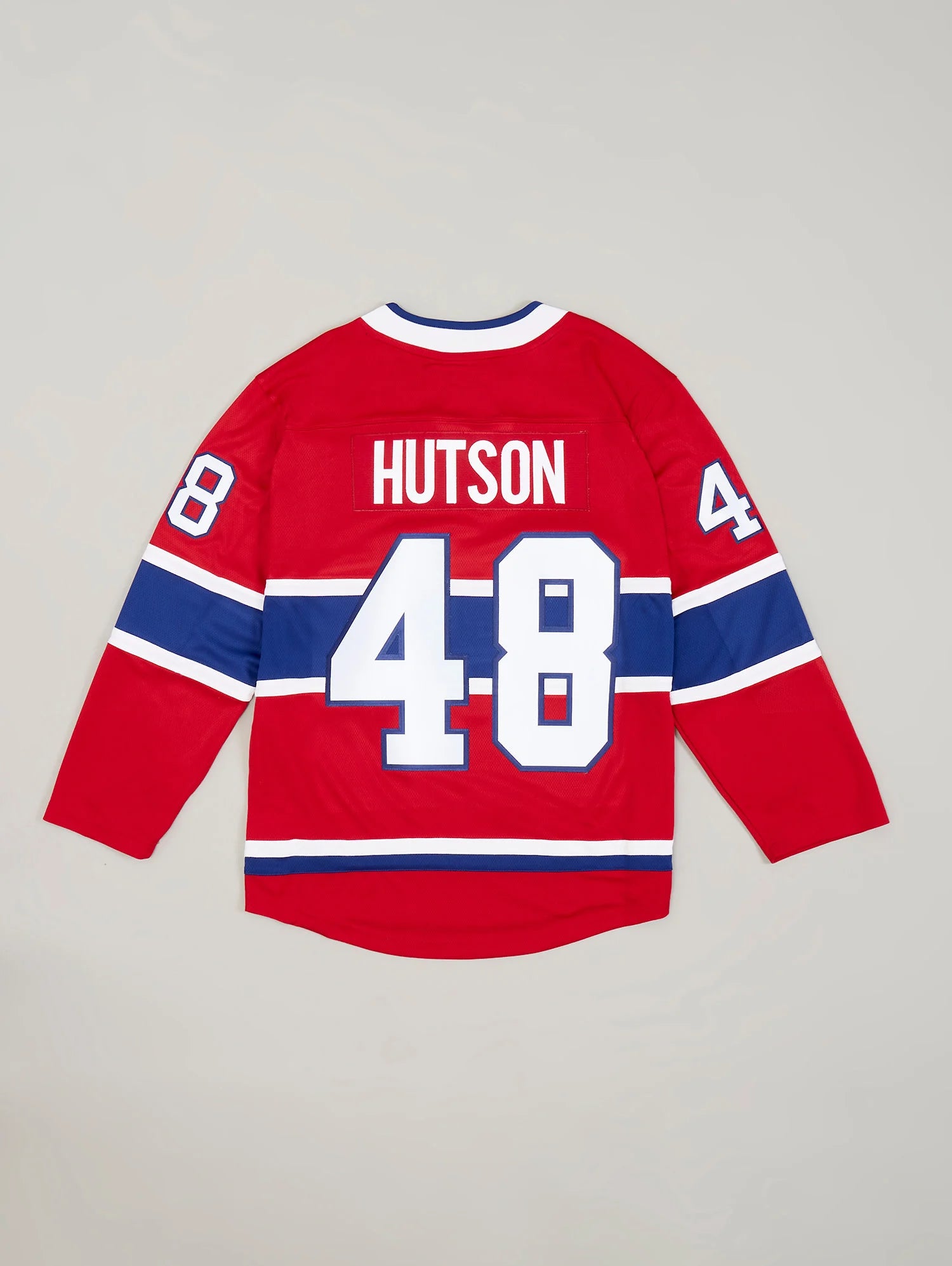 JERSEY NHL LANE HUTSON FANATICS L/XL ENFANT ROUGE