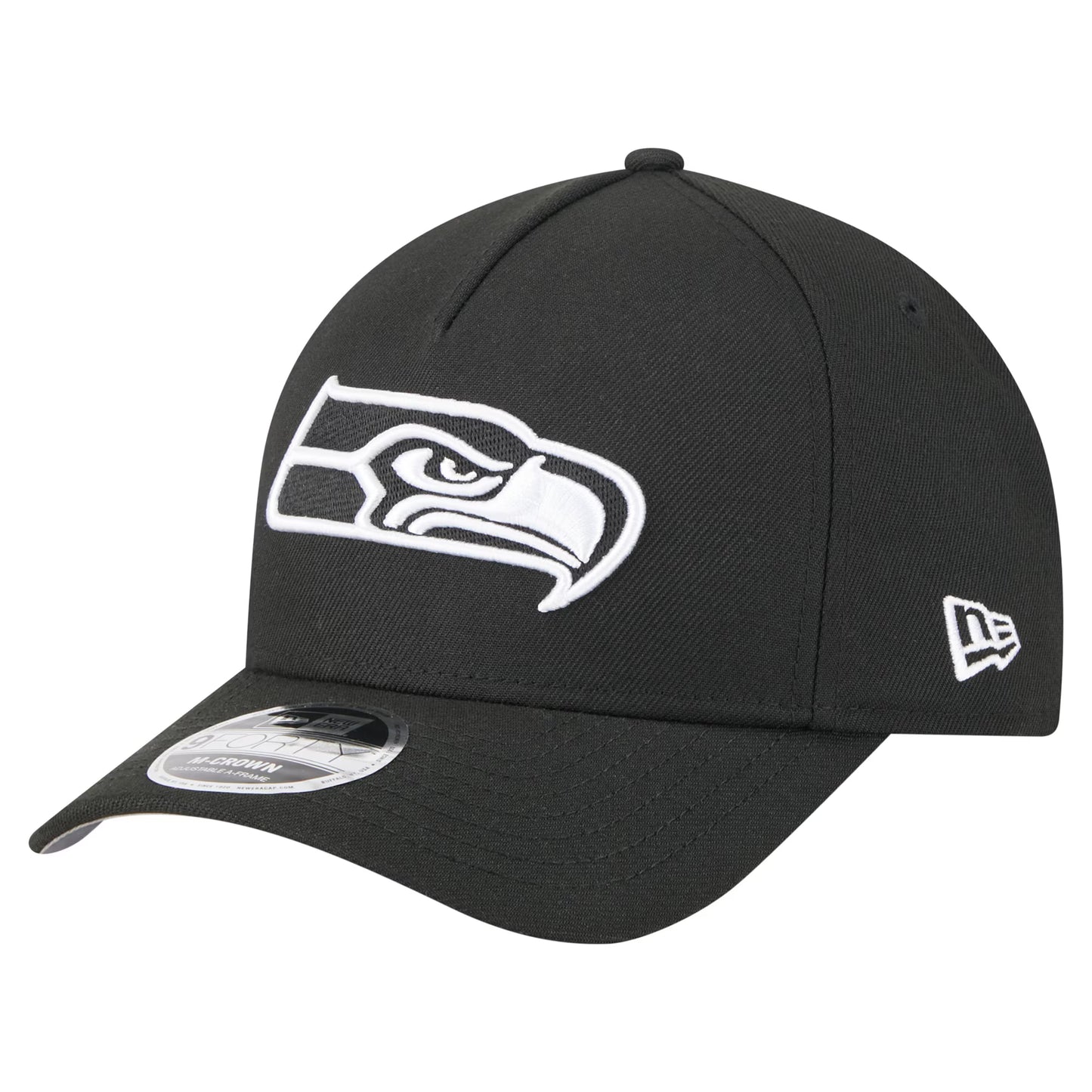 NEW ERA NFL CAP 9 FORTY M-CROWN ADJUSTABLE SEAHAWKS NOIR CREST NOIR