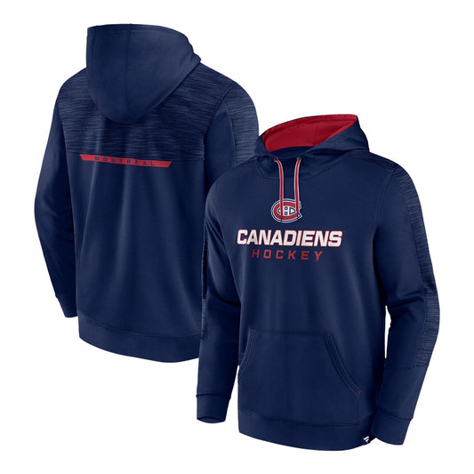 HOODIE NHL MONTREAL CANADIENS FANATICS LARGE 14/16 ANS ENFANT BLEU MARIN