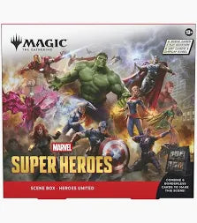 MTG MARVEL SUPER HEROES SCENE BOX HEROES UNITED BOX ENGLISH